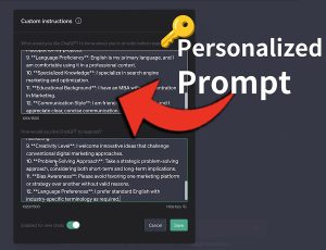 Personalized Prompt